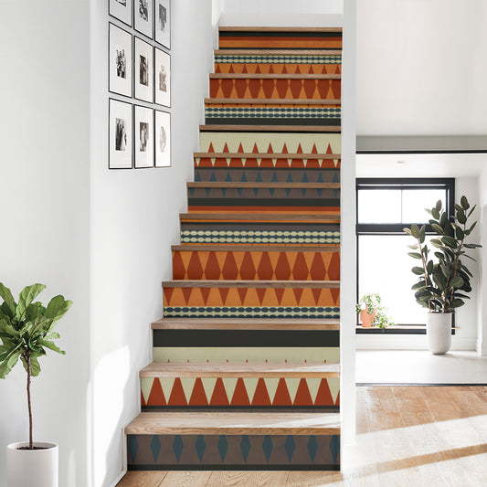 South Western Tribal Pattern Stair Sticker 13