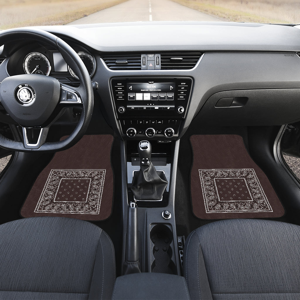 brown car mats