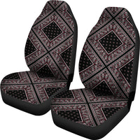 Wicked Black Bandana Car Seat Covers - Diamond