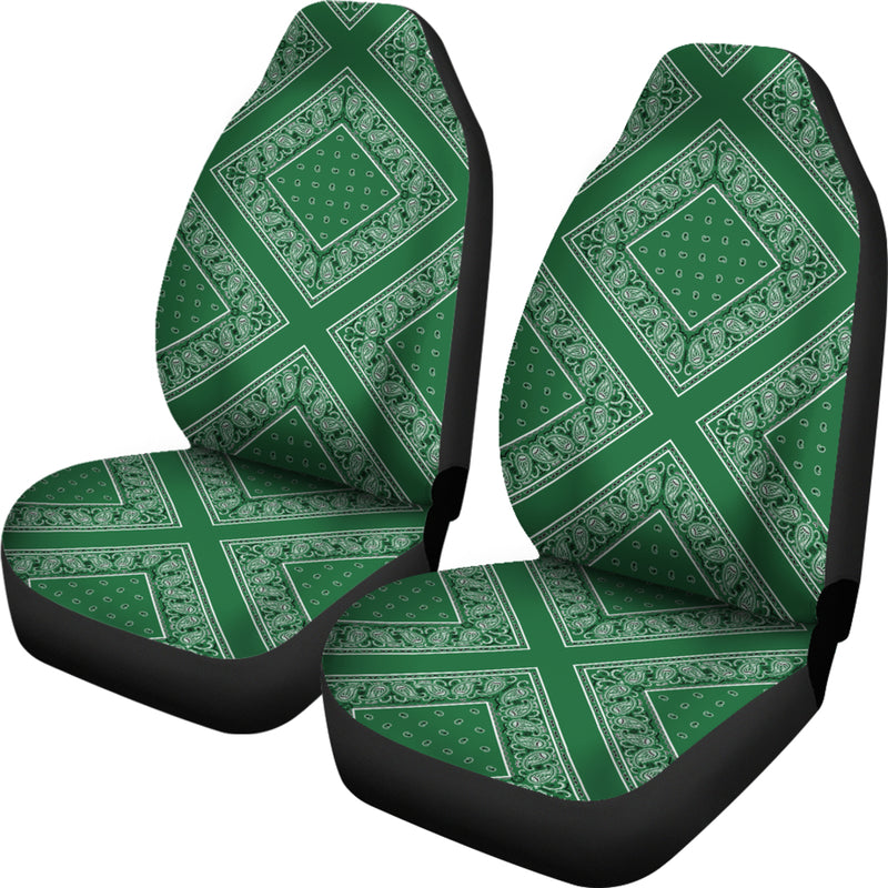 Classic green car seat cover