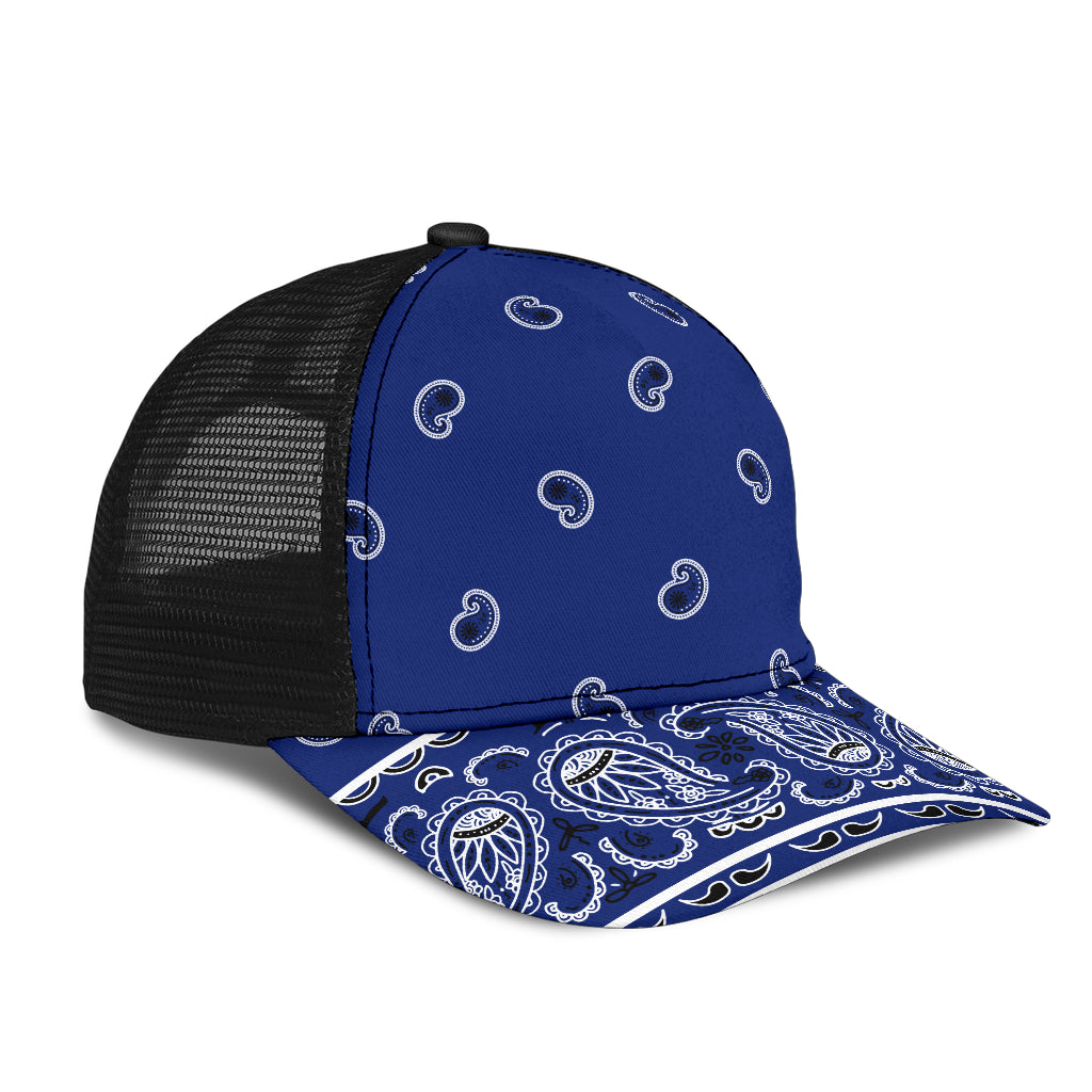 Royal Blue Bandana Overload Mesh Back Cap