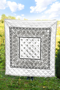 Quilt - White Bandana Quilt