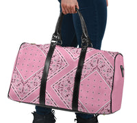pink bandana carry on travel bags