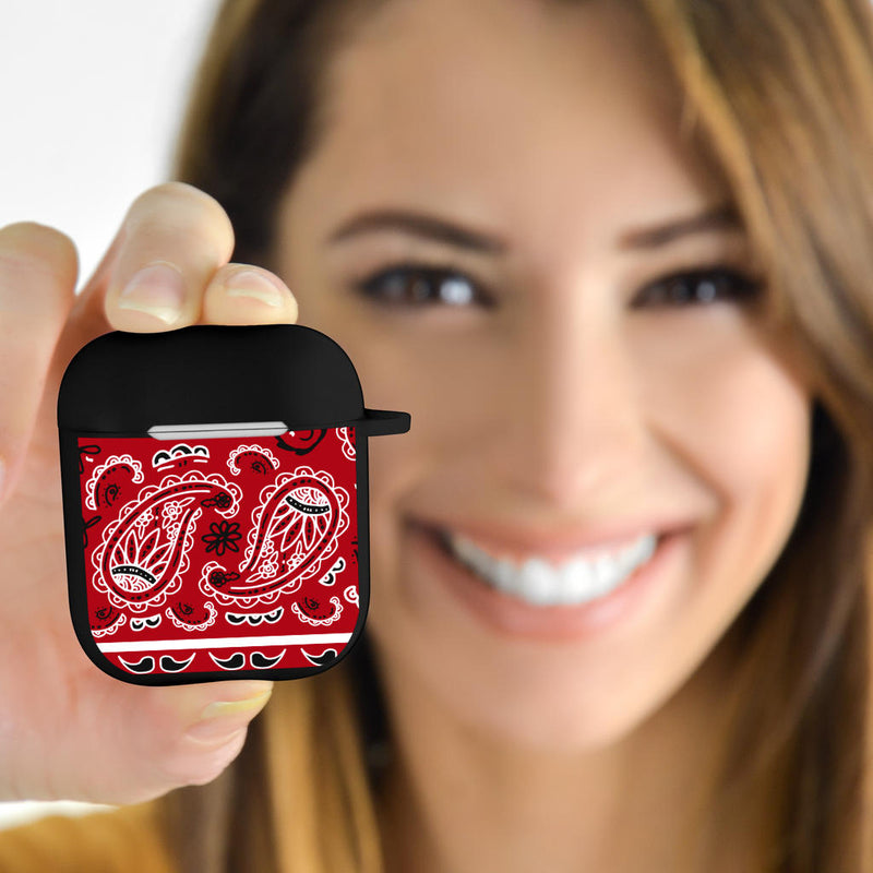 Classic Red Bandana AirPods Case Covers