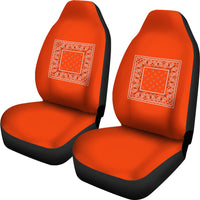 orange seat covers