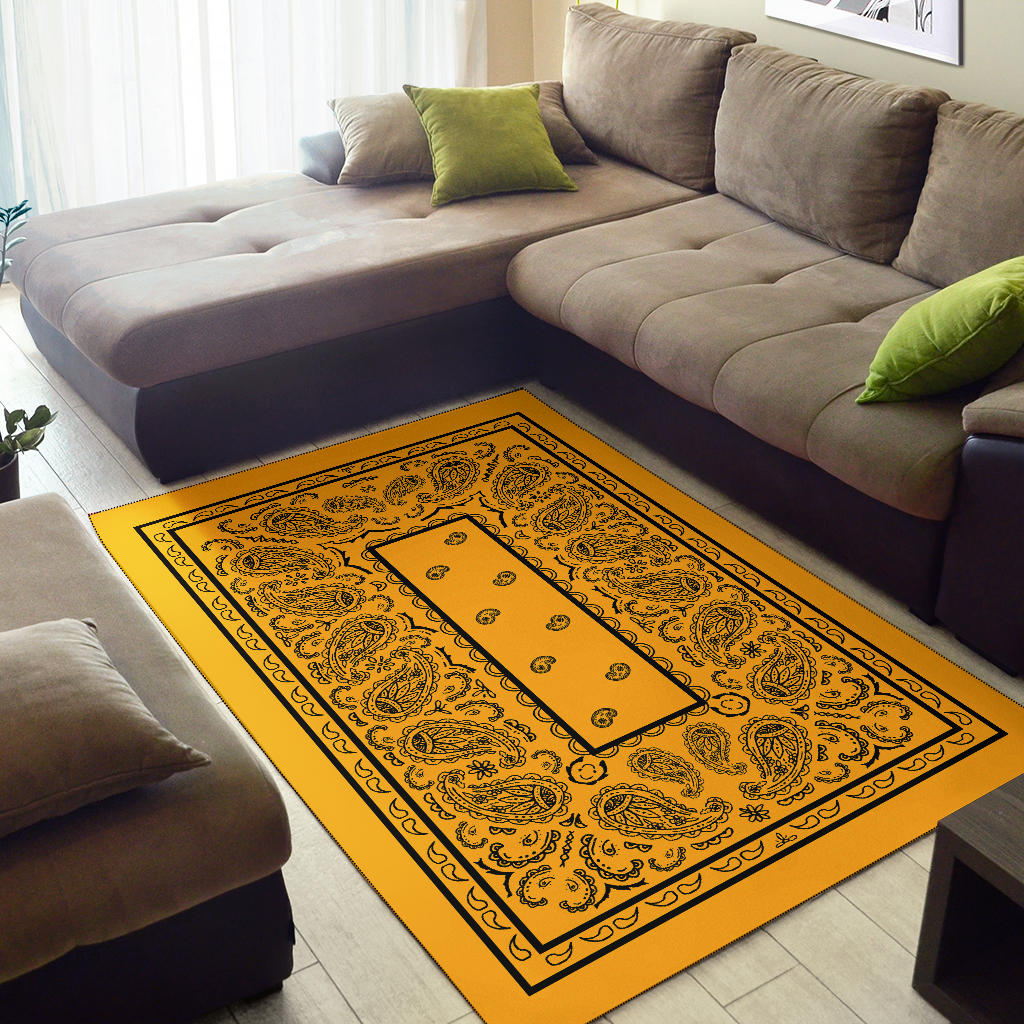 yellow and black room decor
