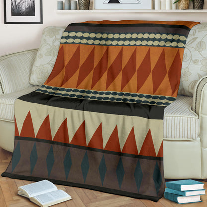 Southwestern Tribal Pattern Fleece Blanket