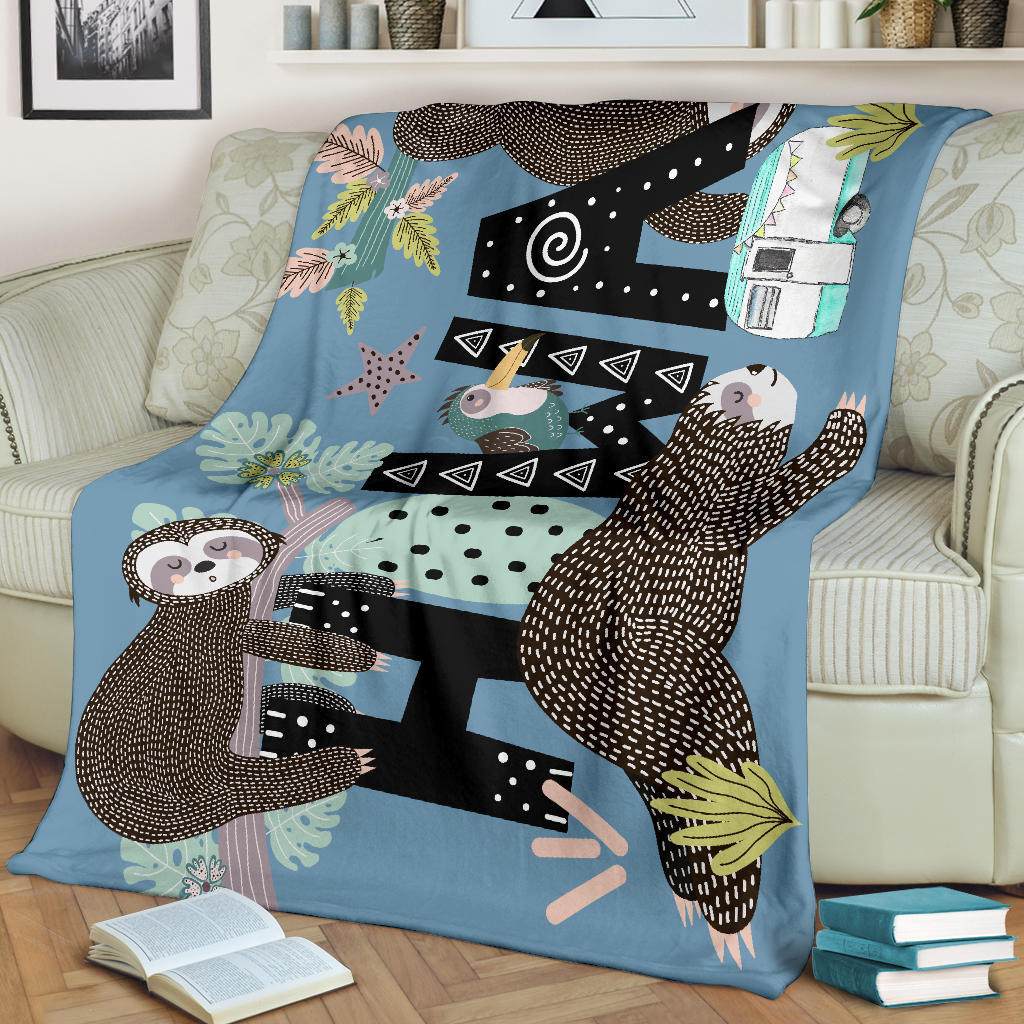 HOWA Sloths Blanket