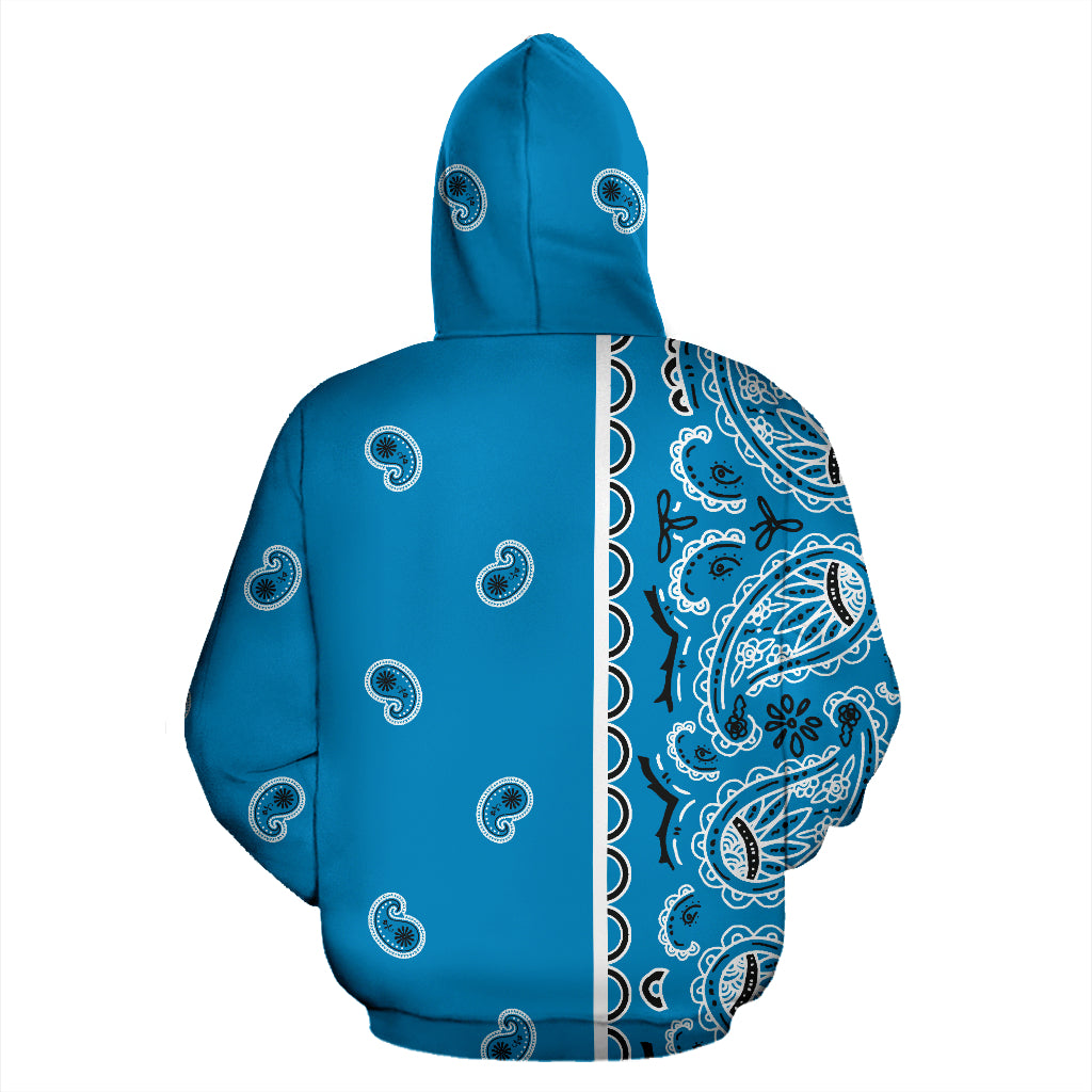 sky blue bandana back view