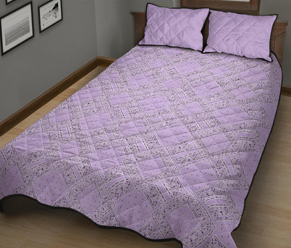 Quilt Set - Lilac Bandana DB Quilt w/Shams