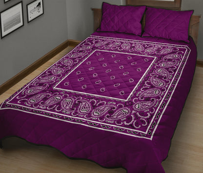 Quilt Set - Wild Plum Bandana Quilt w/Shams