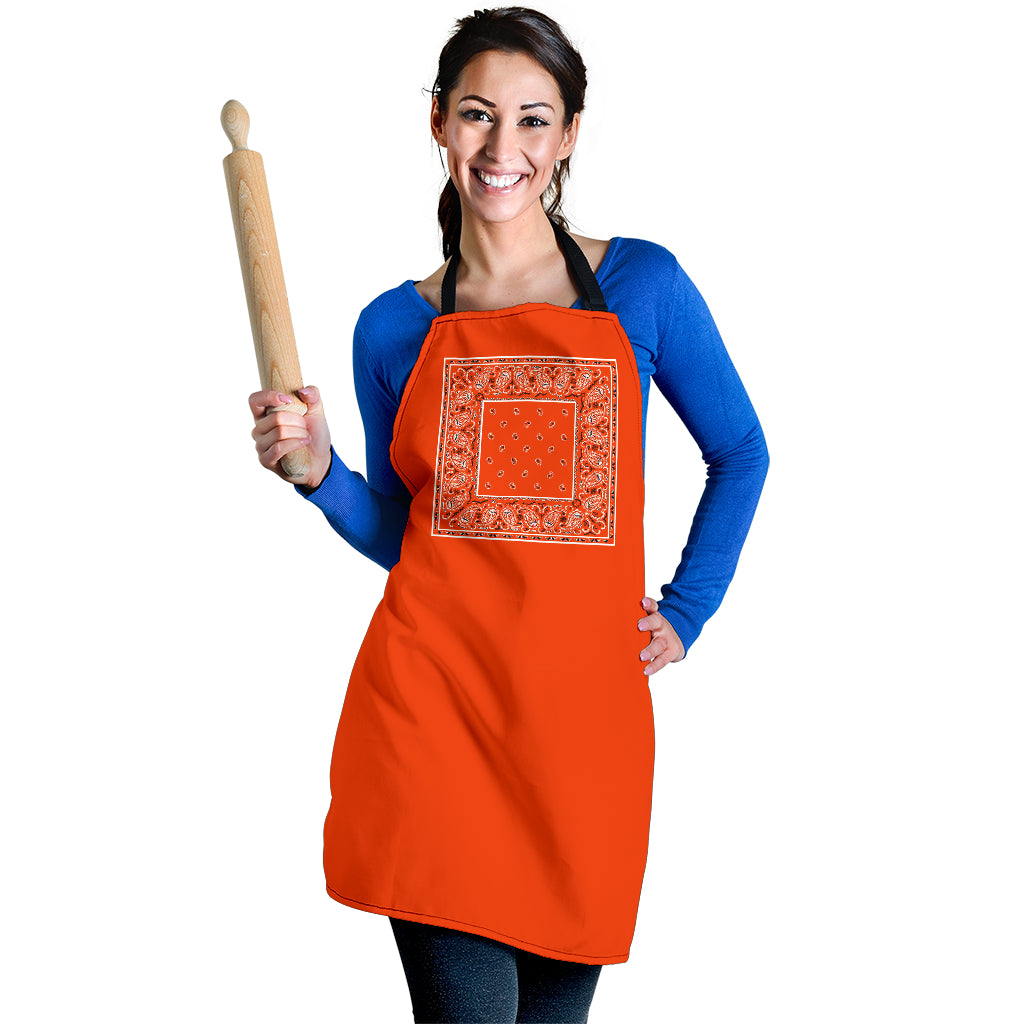 Perfect Orange Bandana Aprons
