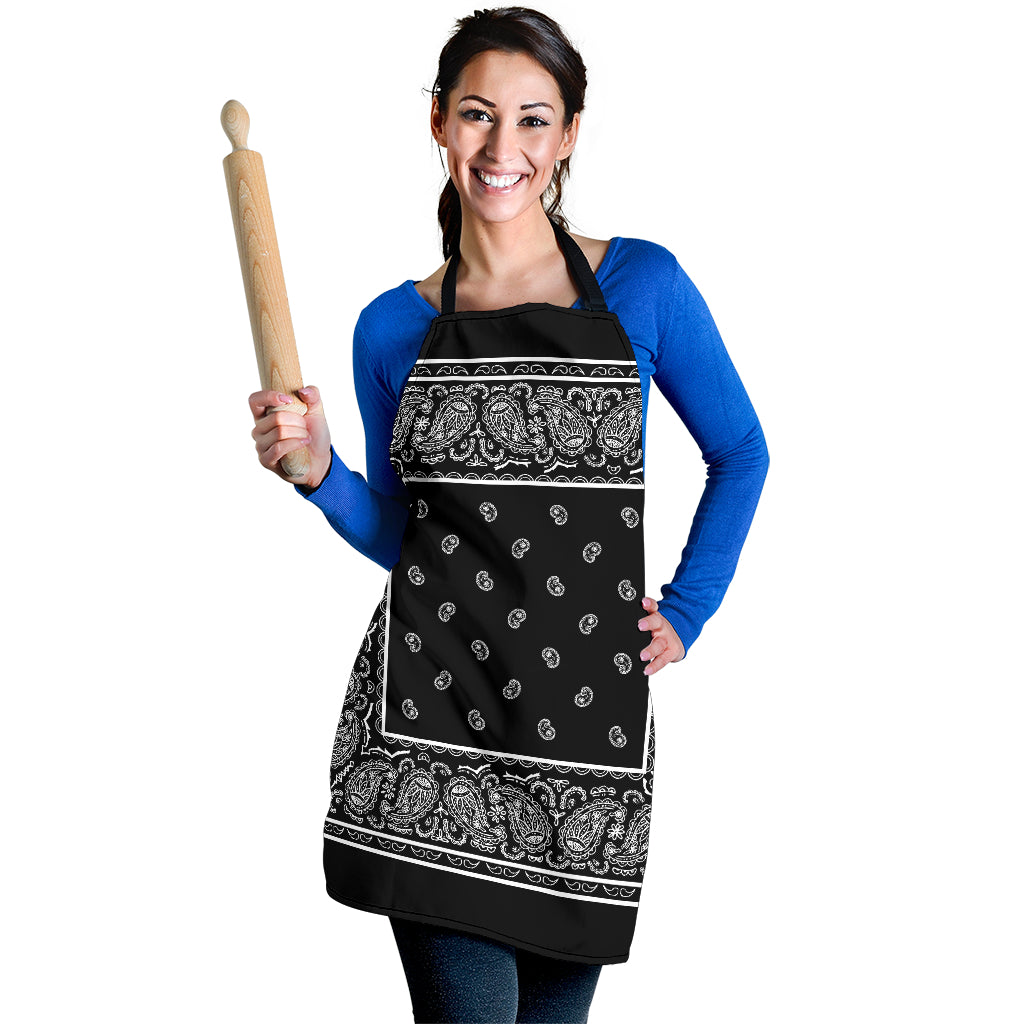 Black Big Bandana Aprons