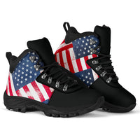 American Flag Bandana Alpine Boots