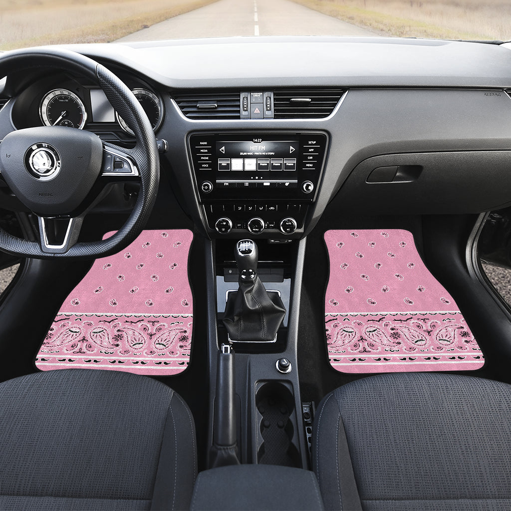 pink car floor mats