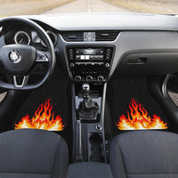 Flame Bandana Car Mats