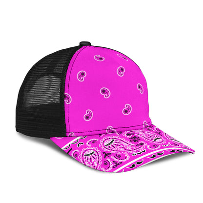 Abruptly Pink Bandana Overload Mesh Back Cap