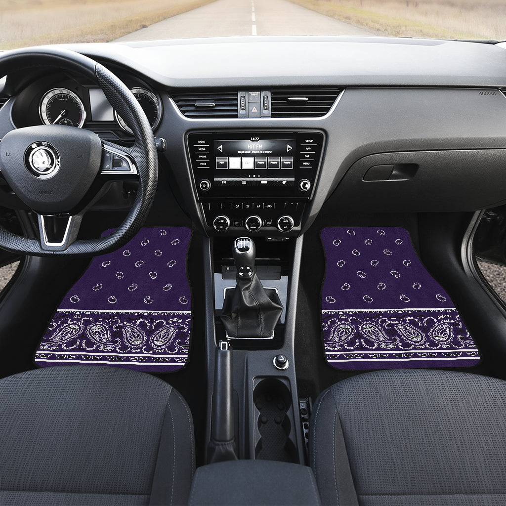 purple auto floor mats