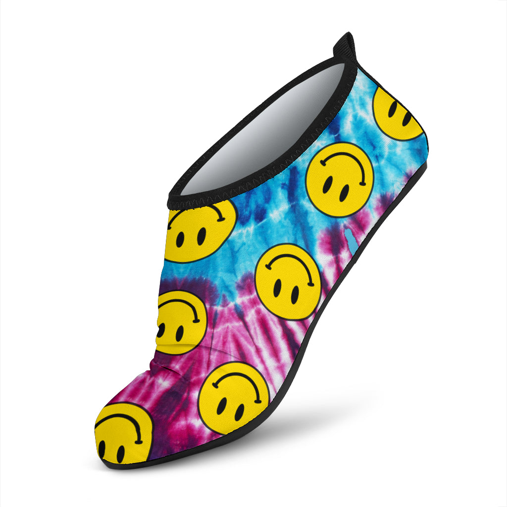 Ridiculously Happy Tie Dye Water Shoes - 2 Designs
