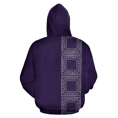 royal purple bandana back view