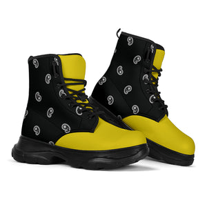 Yellow Bandana Chunky Boots