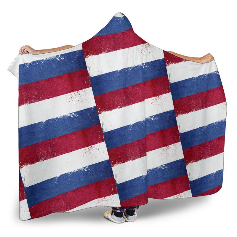 Ultimate Netherlands Flag Tiled Hooded Blanket