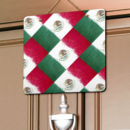 Mexican Flag Door Signs
