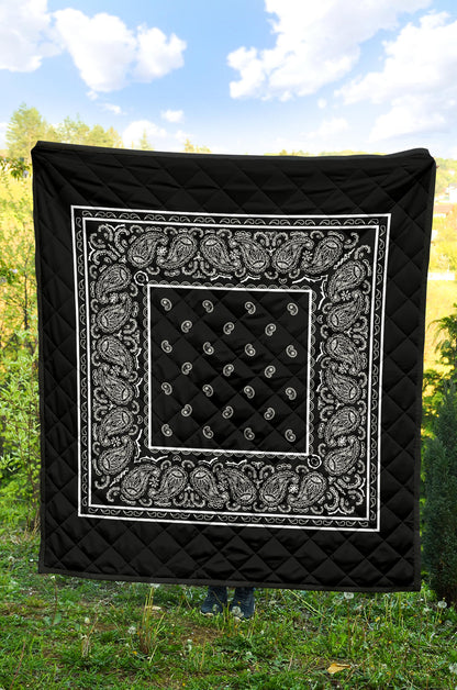 Quilt - Black Bandana Quilt
