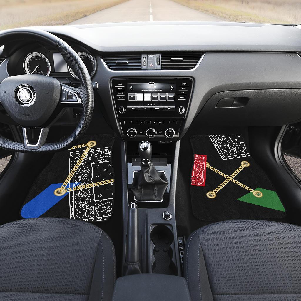 Abstract Bandana Car Mats