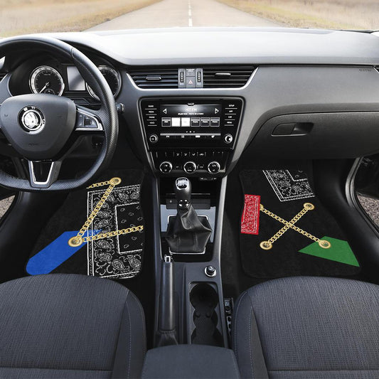 Abstract Bandana Car Mats