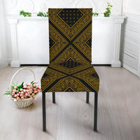 Black and Yellow Bandana Dining Chair Slipcovers
