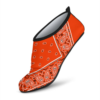 Perfect Orange Bandana Split Water Shoes