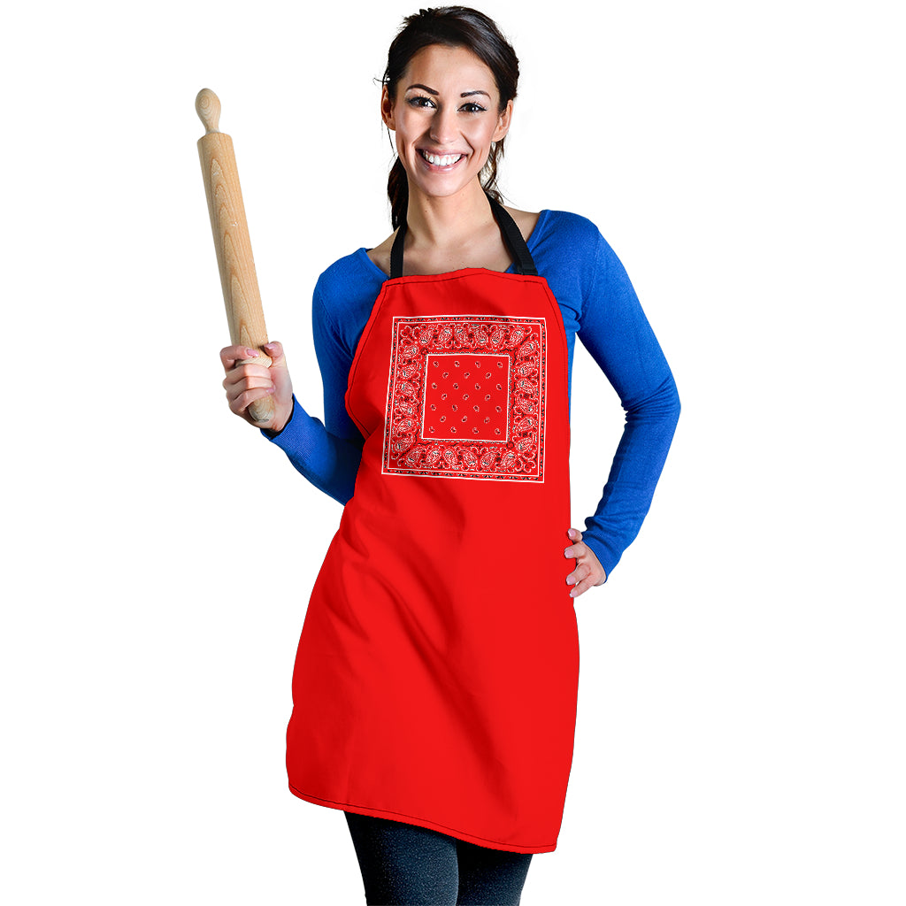 Red Bandana Apron
