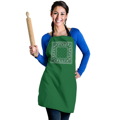 Classic Green Bandana Aprons