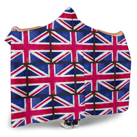 Ultimate United Kingdom Tiled Flag Hooded Blankets