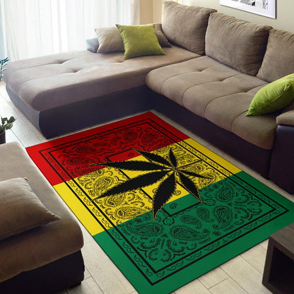 Rasta 420 Bandana Area Rugs