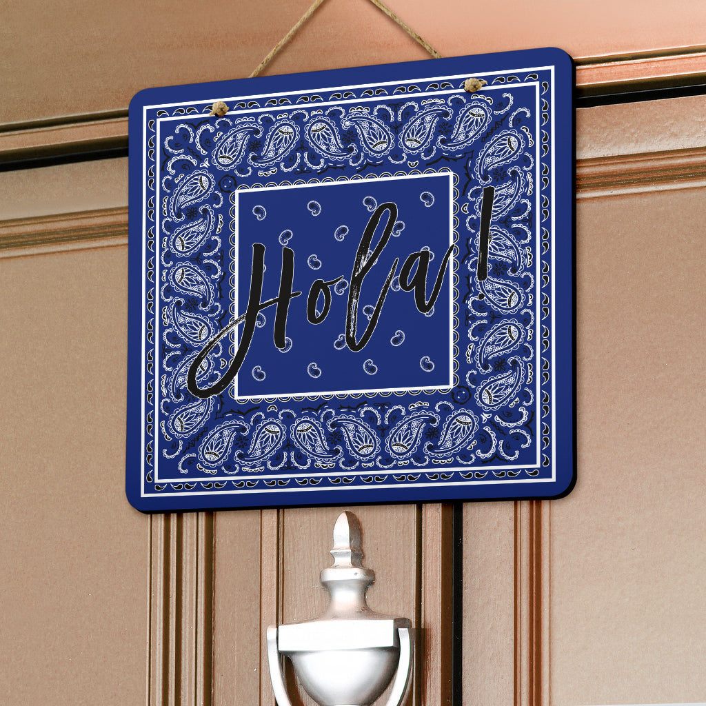 Royal Blue Bandana Signs