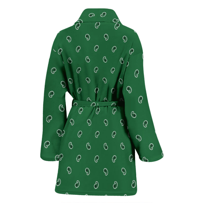 green robe with paisley
