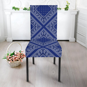 Royal Blue Bandana Kitchen Chair Slipcovers