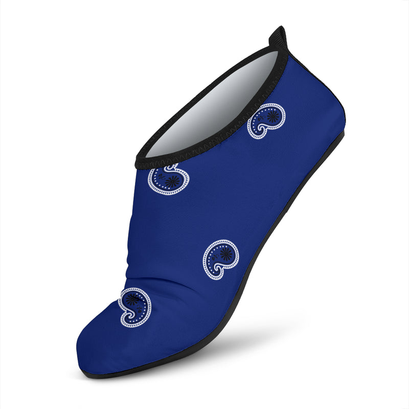 Royal Blue Bandana Wicked Asymmetrical Water Shoes