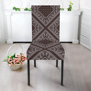 Brown Dining Chair Slipcover