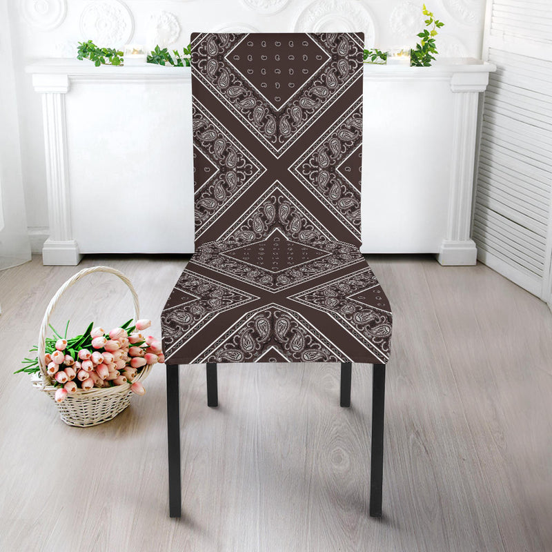 Brown Dining Chair Slipcover