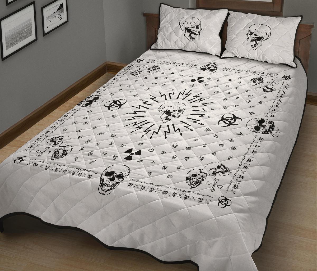 white bandana quilt