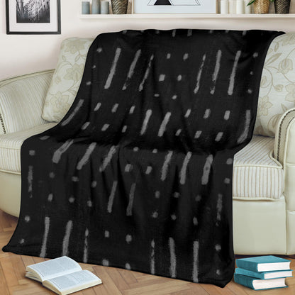 Mud Cloth Tribal Pattern Fleece Blanket