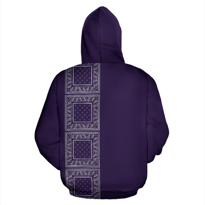royal purple bandana back view