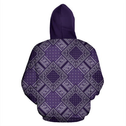 Double Grape Bandanas DB Zip Hoodie