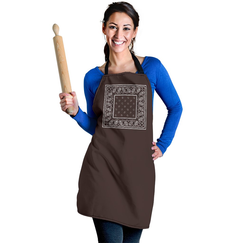 Brown Bandana Kitchen Aprons