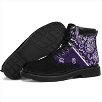 Royal Purple Bandana Blackout All Season Boots