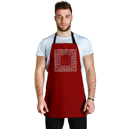 Maroon Red Bandana Aprons