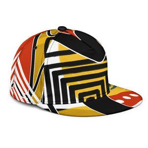 Retro Abstract Art Snapback Hat